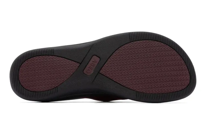 Women ABEO Footwear Sandals Laguna Sandal Maroon Women ABEO Footwear Sandals Laguna Sandal Maroon