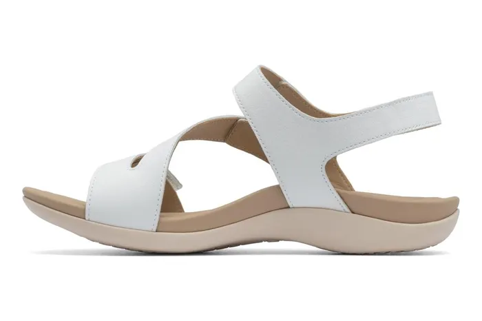 Women ABEO Footwear Sandals Oasis Sandal White Women ABEO Footwear Sandals Oasis Sandal White