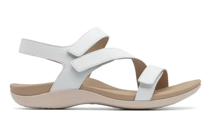 Women ABEO Footwear Sandals Oasis Sandal White Women ABEO Footwear Sandals Oasis Sandal White