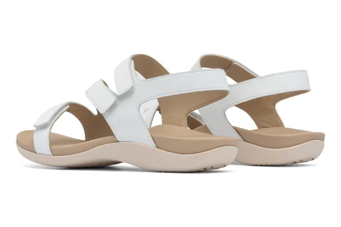 Women ABEO Footwear Sandals Oasis Sandal White Women ABEO Footwear Sandals Oasis Sandal White