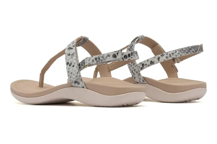 Women ABEO Footwear Sandals Oasis T Strap Snake Women ABEO Footwear Sandals Oasis T Strap Snake