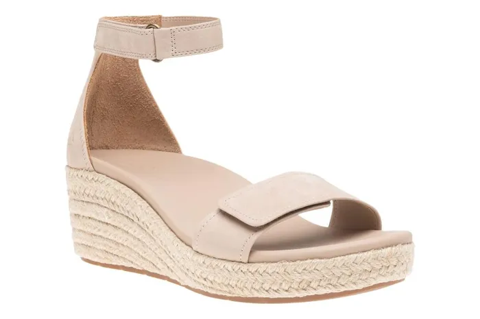 Women ABEO Footwear Sandals Riviera Ankle Sandal Sand Nubuck