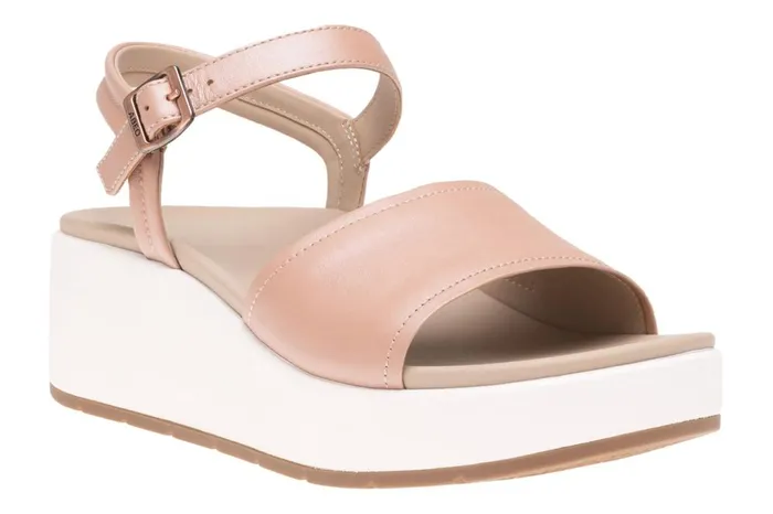 Women ABEO Footwear Sandals Solstice Buckle Sandal Rose Gold Leather