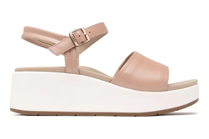 Women ABEO Footwear Sandals Solstice Buckle Sandal Rose Gold Leather Women ABEO Footwear Sandals Solstice Buckle Sandal Rose Gold Leather