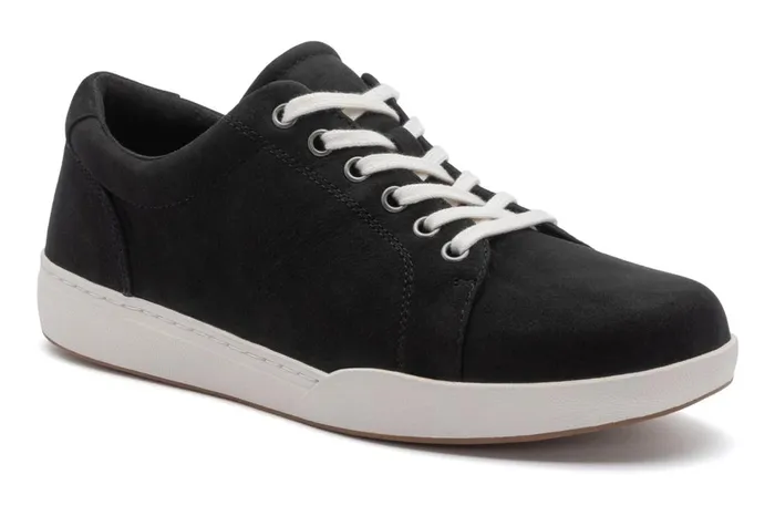 Women ABEO Footwear Sneakers Encore Sneaker Black Nubuck