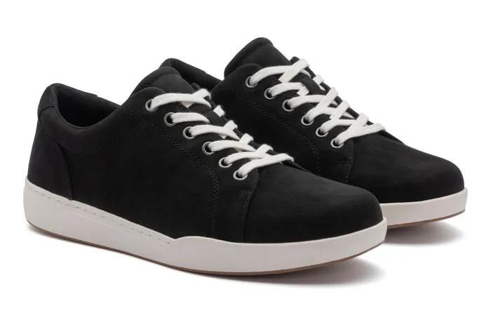 Women ABEO Footwear Sneakers Encore Sneaker Black Nubuck Women ABEO Footwear Sneakers Encore Sneaker Black Nubuck