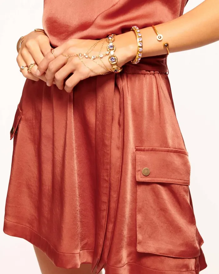 Women Addison VNeck Mini Dress Burnt Sienna Ramy Brook Dresses Women Addison VNeck Mini Dress Burnt Sienna Ramy Brook Dresses