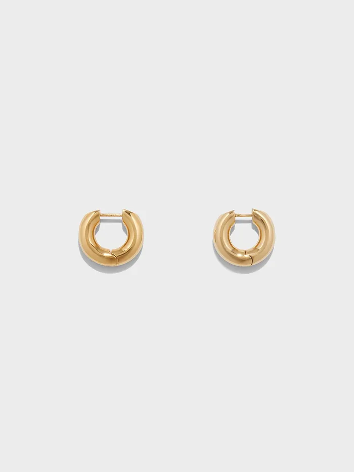 Women Aeyde ALAYA Small Gold Hoop Earrings Aeyde Earrings