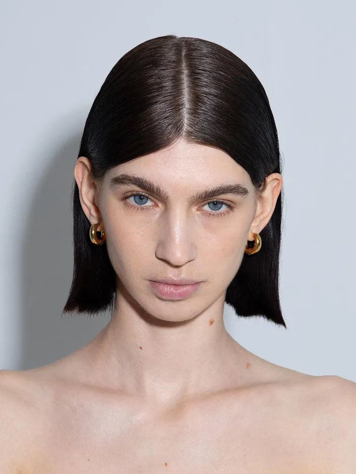 Women Aeyde ALAYA Small Gold Hoop Earrings Aeyde Earrings