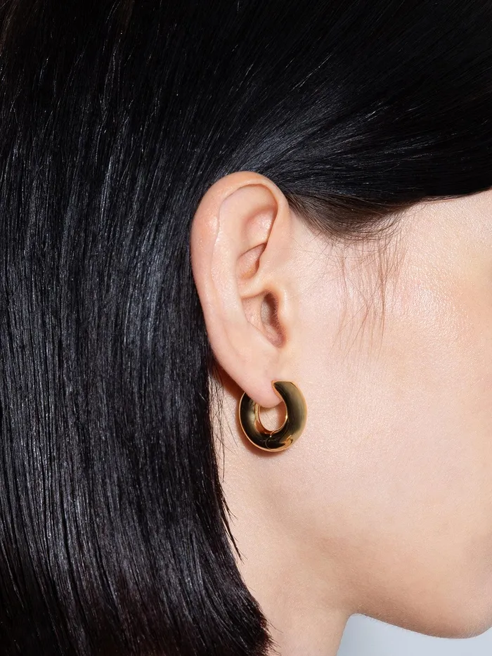 Women Aeyde ALAYA Small Gold Hoop Earrings Aeyde Earrings