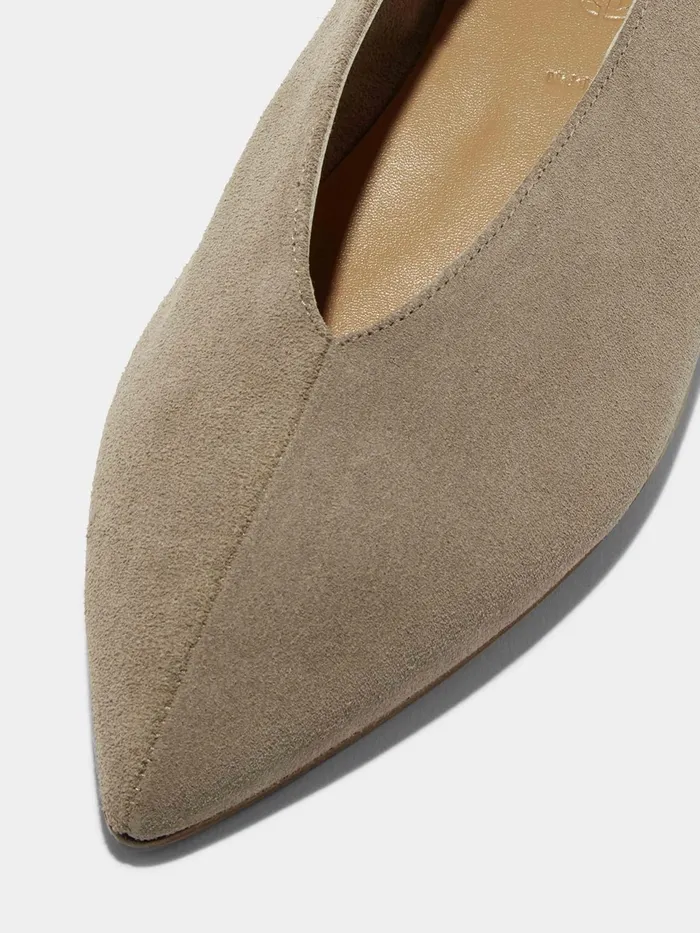 Women Aeyde MOA Stone Pointed Toe Flat Aeyde Flats