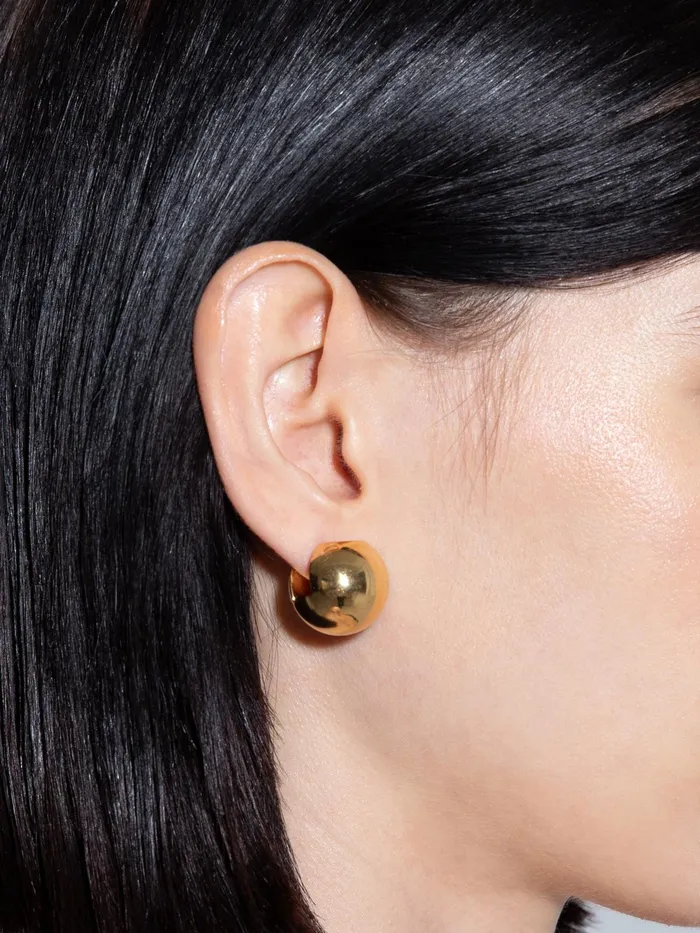Women Alice Medium 18kt GoldPlated Earrings Aeyde Earrings Women Alice Medium 18kt GoldPlated Earrings Aeyde Earrings