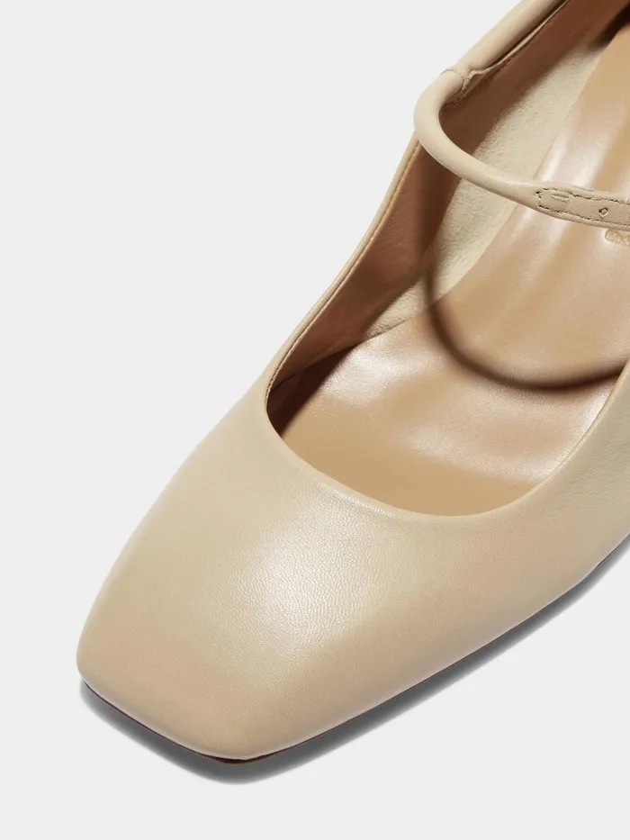 Women Aline Nappa Leather MaryJane Pumps Aeyde Pumps