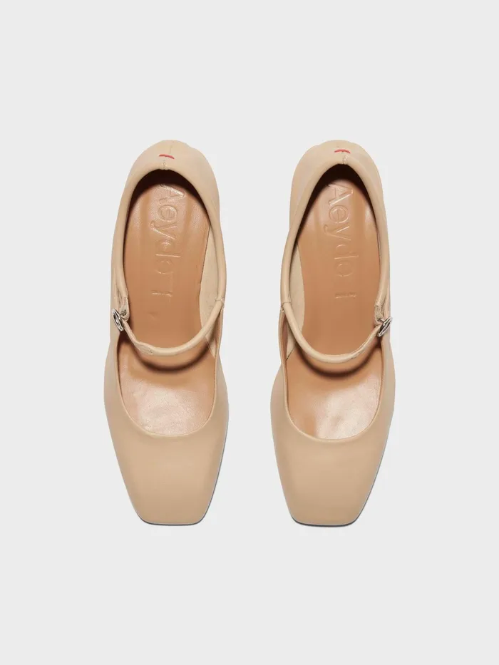 Women Aline Nappa Leather MaryJane Pumps Aeyde Pumps