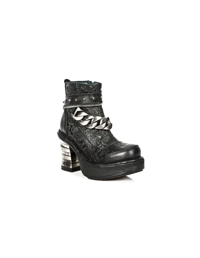 Women Ankle Boot Metallic M8361C1 New Rock Heels Women Ankle Boot Metallic M8361C1 New Rock Heels