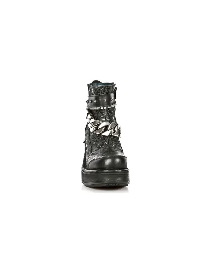 Women Ankle Boot Metallic M8361C1 New Rock Heels Women Ankle Boot Metallic M8361C1 New Rock Heels