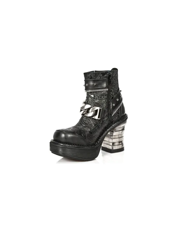 Women Ankle Boot Metallic M8361C1 New Rock Heels Women Ankle Boot Metallic M8361C1 New Rock Heels