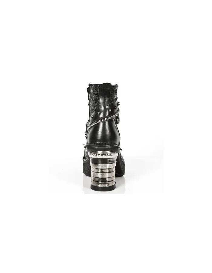 Women Ankle Boot Metallic M8361C1 New Rock Heels Women Ankle Boot Metallic M8361C1 New Rock Heels