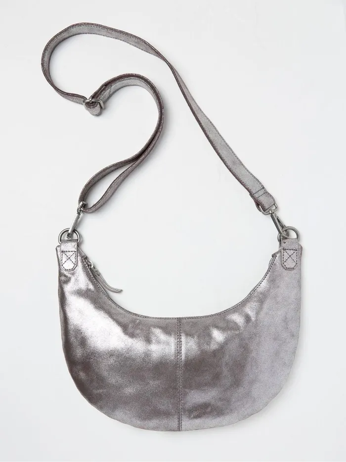Women Bags and Purses Fat Face Harlow Silver Sling Bag