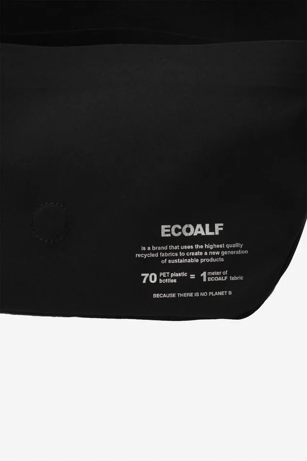 Women Black Bonded Shoulder Bag Ecoalf Handbags