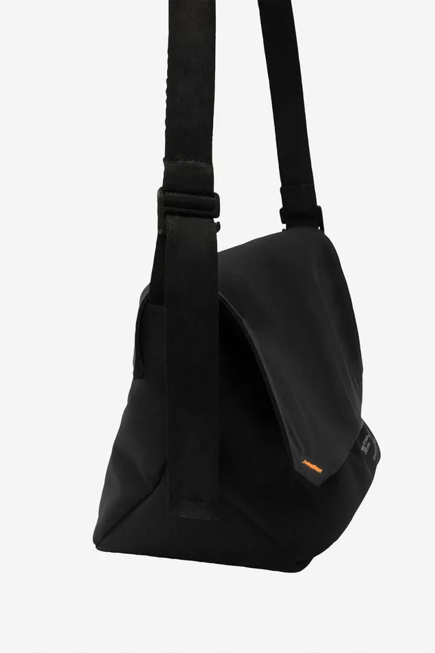 Women Black Bonded Shoulder Bag Ecoalf Handbags