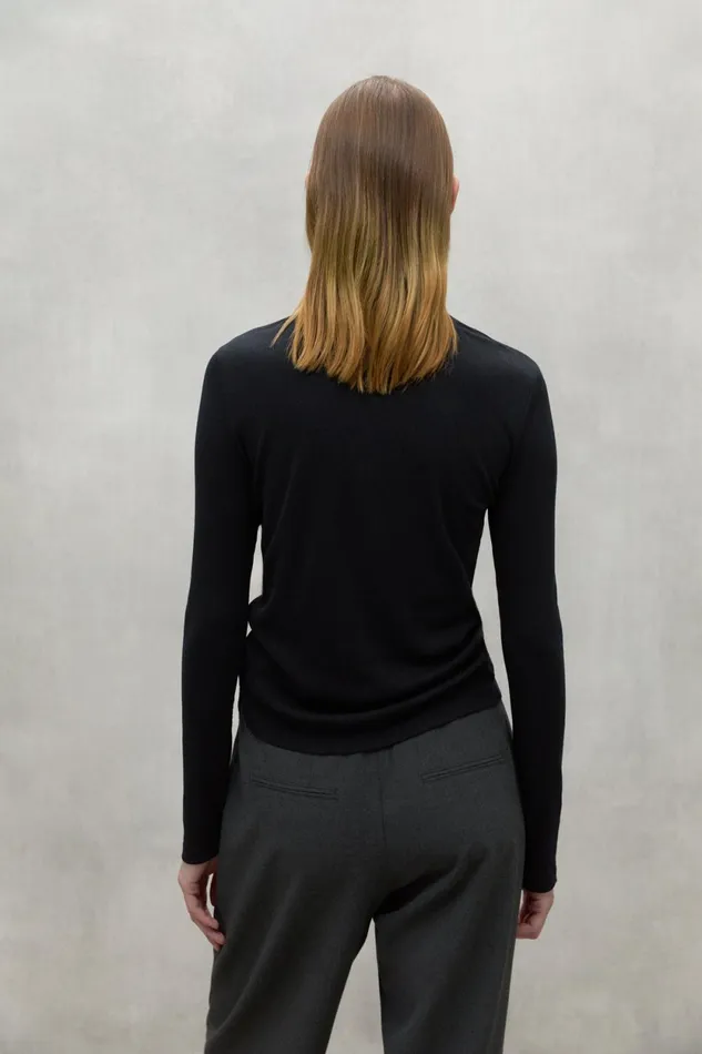 Women Black Lille TShirt Ecoalf TShirts
