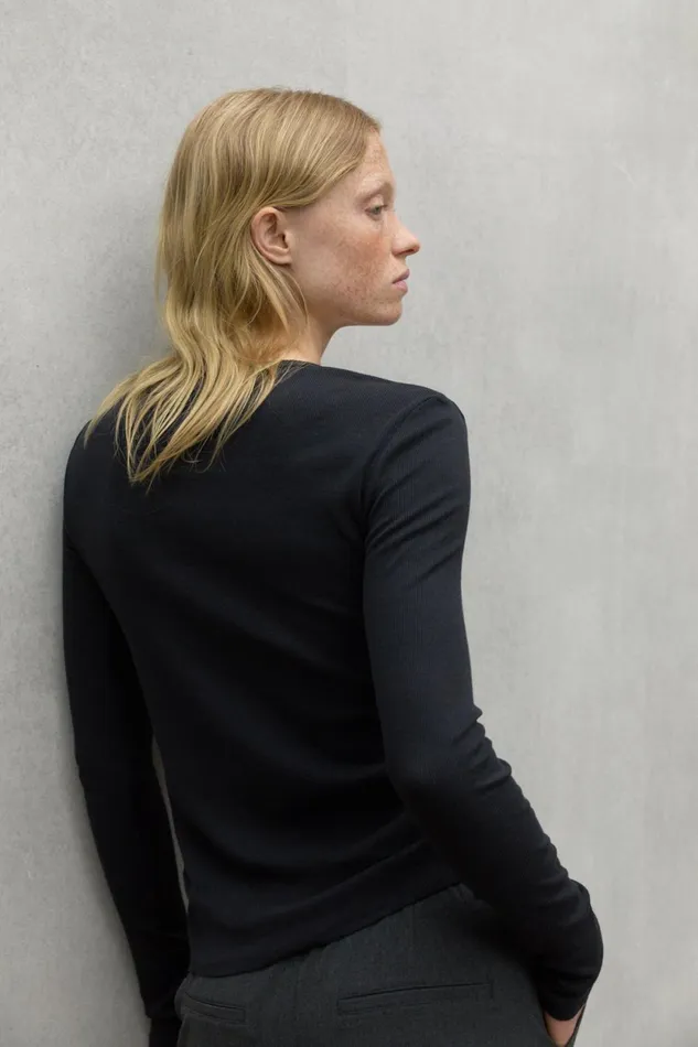 Women Black Sines TShirt Ecoalf TShirts
