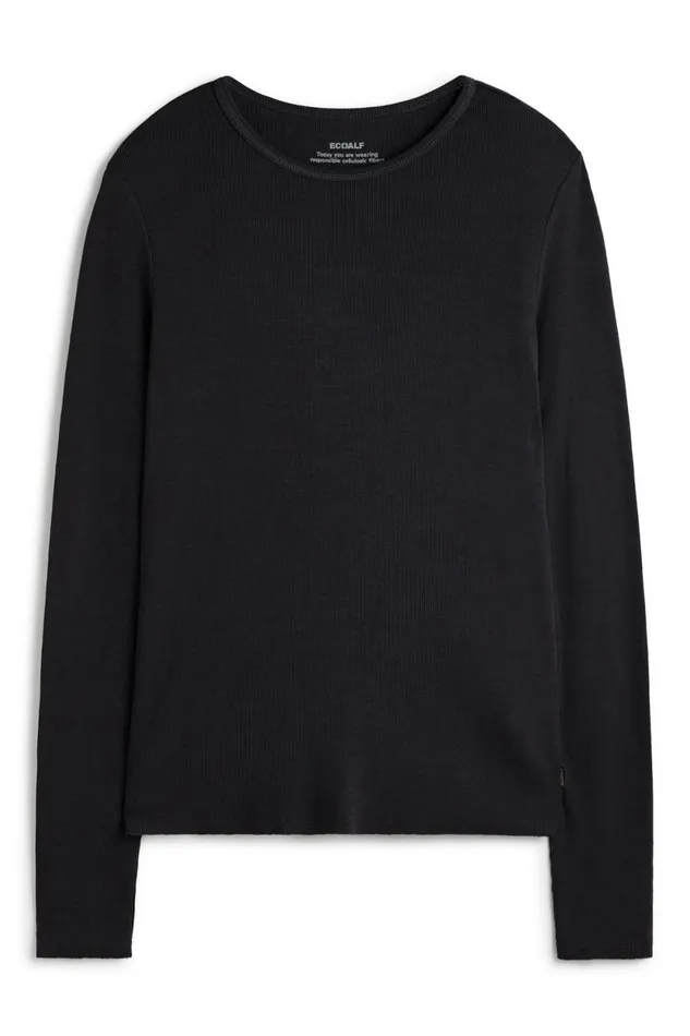 Women Black Sines TShirt Ecoalf TShirts