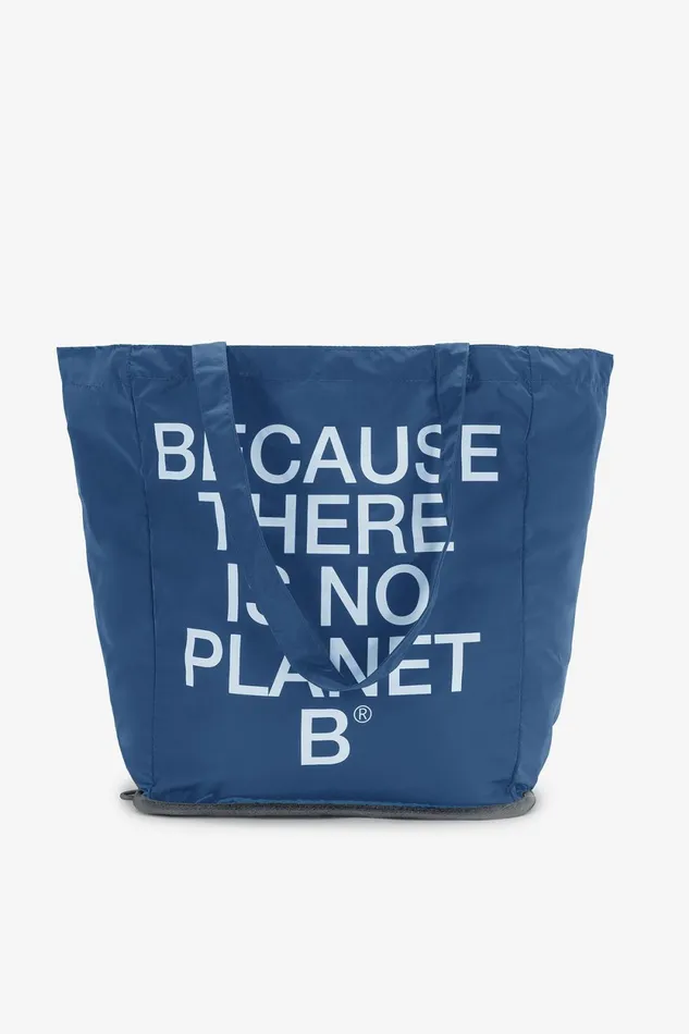 Women Blue Pacho Bag Ecoalf Handbags