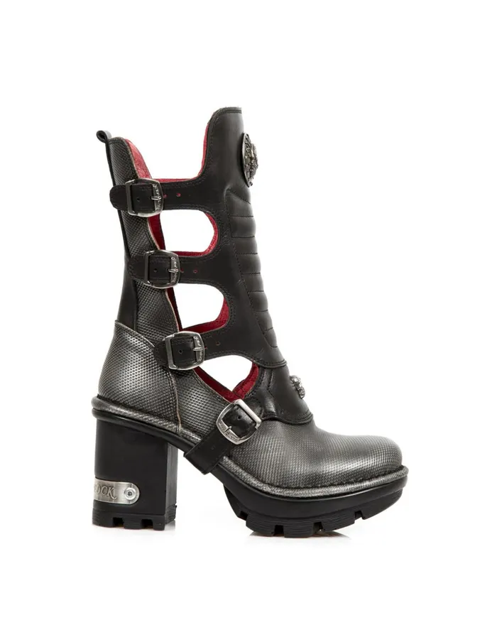 Women Boot Neotrail MNeotyre03C1 New Rock Heels