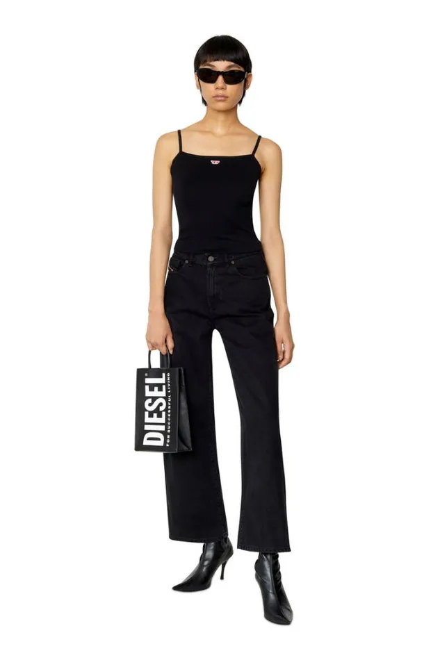 Women Bootcut And Flare Jeans 2000 Widee Z09rl Blackdark Grey Diesel Bootcut And Flare