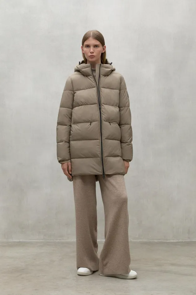 Women Brown Marangu Coat Ecoalf Coats And Jackets