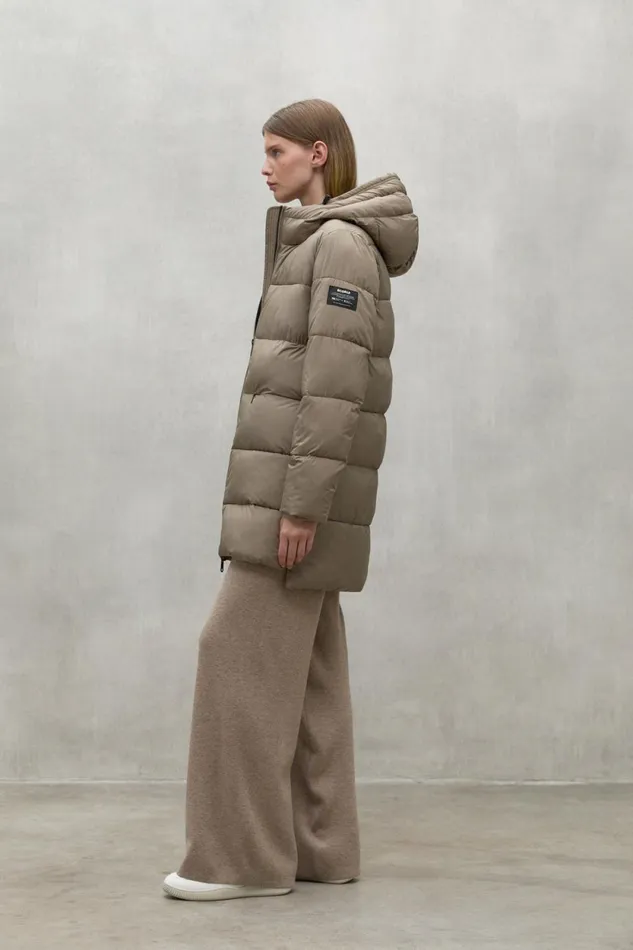 Women Brown Marangu Coat Ecoalf Coats And Jackets