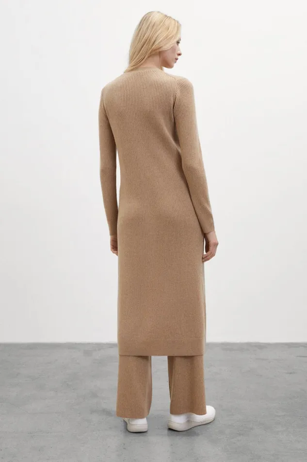Women Brown Romero Dress Ecoalf Knitwear