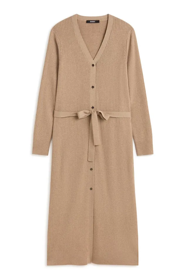 Women Brown Romero Dress Ecoalf Knitwear