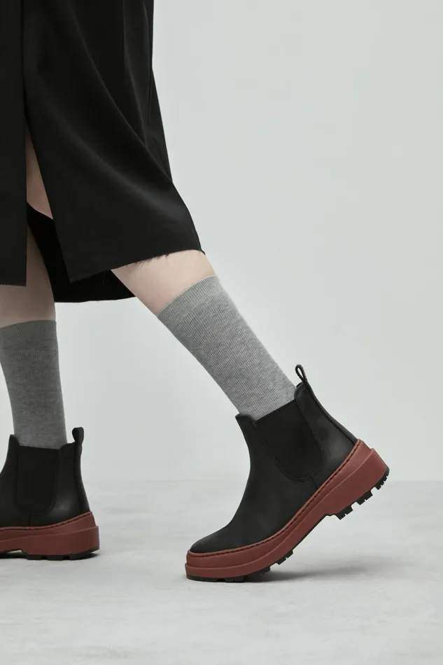 Women Brutus Trek MICHELIN Black Nubuck Ankle Boots Camper Ankle Boots Women Brutus Trek MICHELIN Black Nubuck Ankle Boots Camper Ankle Boots