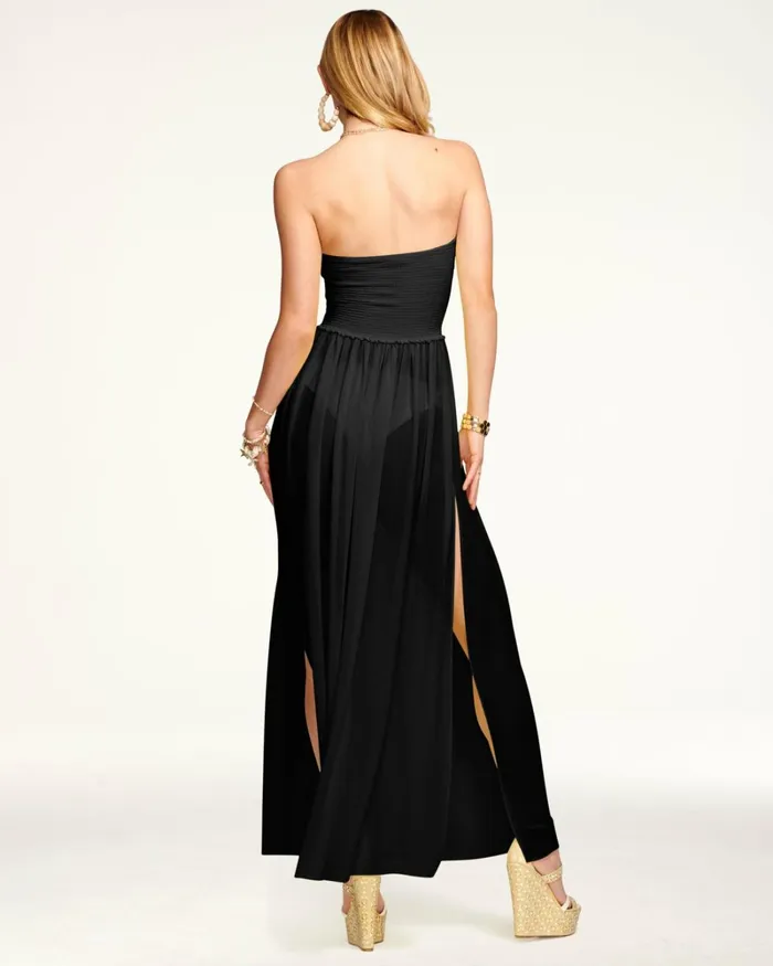 Women Calista Coverup Maxi Dress Black Ramy Brook Swimwear Women Calista Coverup Maxi Dress Black Ramy Brook Swimwear