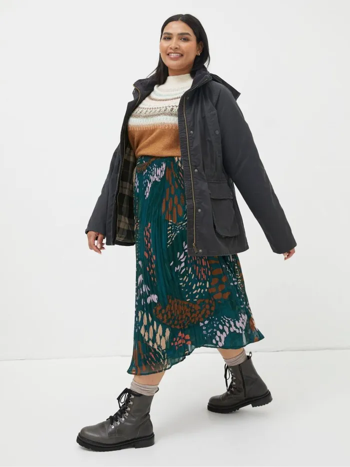 Women Coats and Jackets Fat Face Black Sussex Heritage Coat