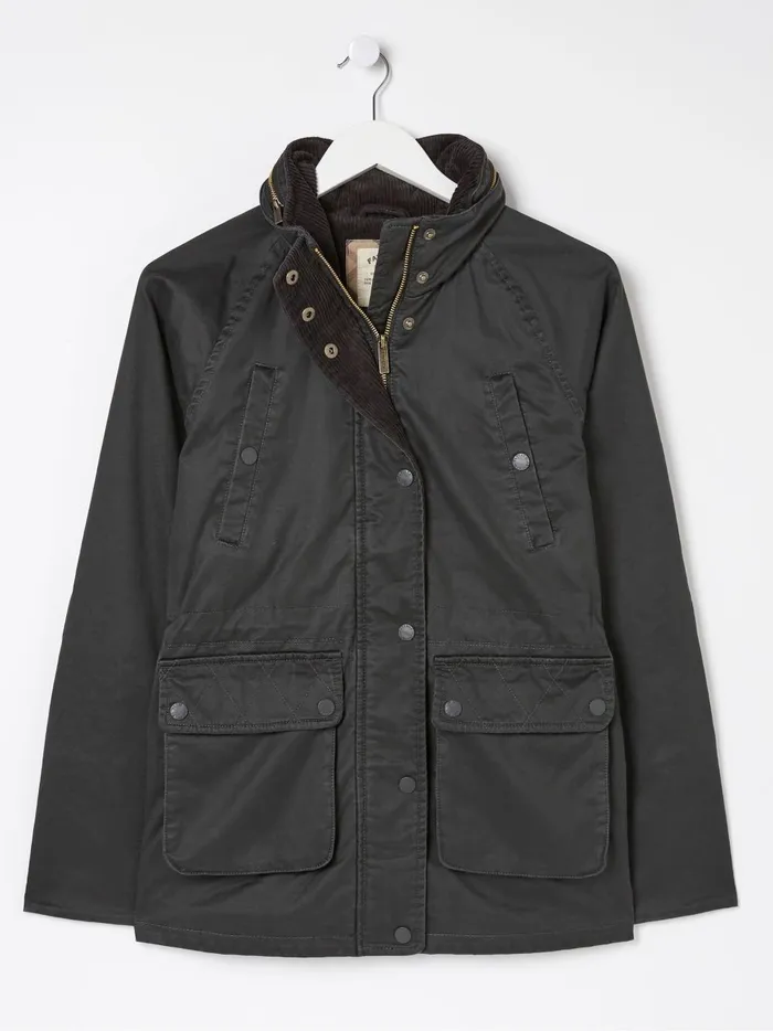 Women Coats and Jackets Fat Face Black Sussex Heritage Coat