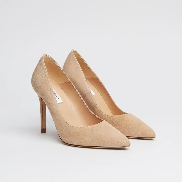 Women Court Shoes LKBennett Fern Beige Suede Pointed Toe Courts Beige Women Court Shoes LKBennett Fern Beige Suede Pointed Toe Courts Beige