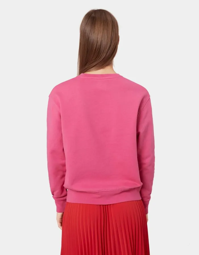 Women Crewneck Sweatshirts Colorful Standard Women Classic Organic Crew Magenta Blaze