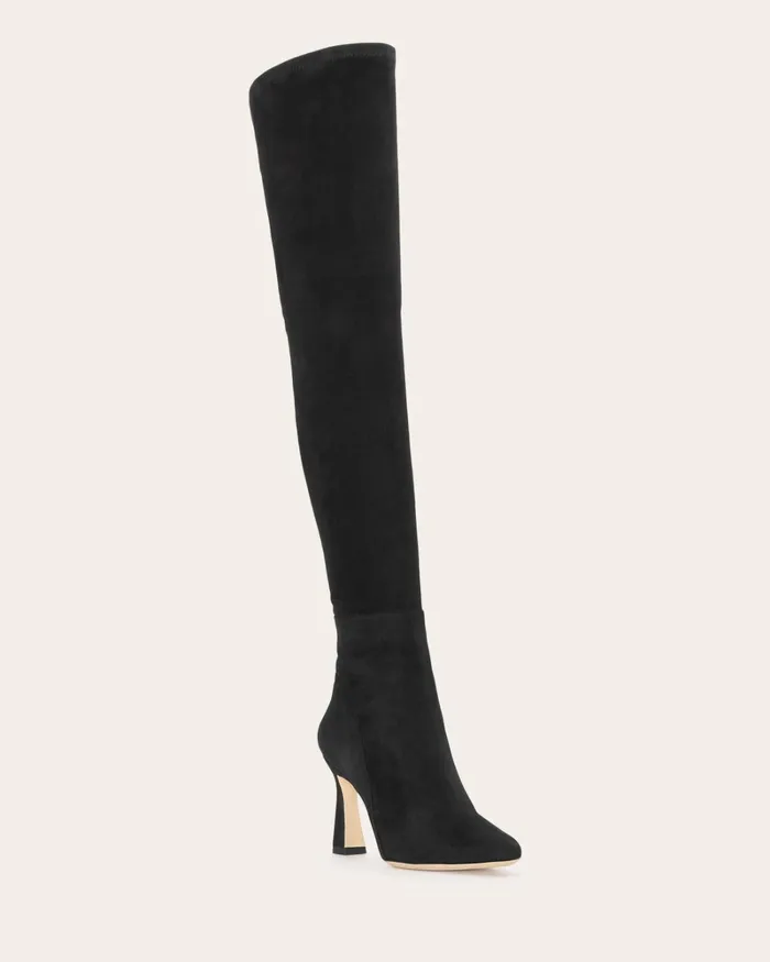 Women Dara Suede OverTheKnee Boots Black Suede Ramy Brook Shoes