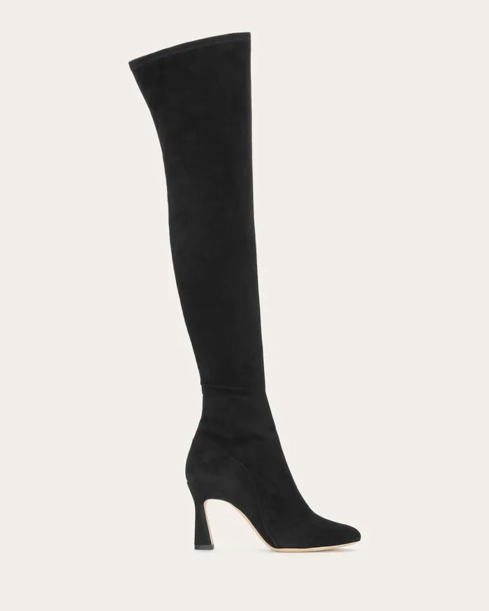 Women Dara Suede OverTheKnee Boots Black Suede Ramy Brook Shoes