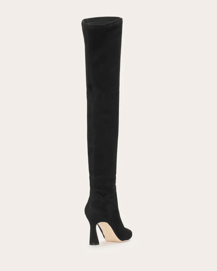 Women Dara Suede OverTheKnee Boots Black Suede Ramy Brook Shoes
