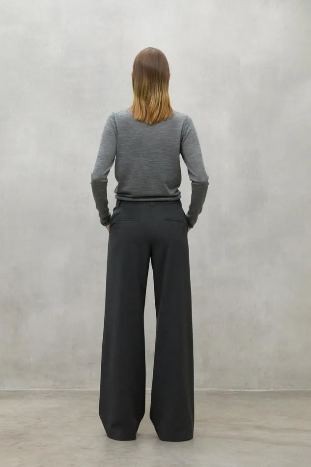 Women Dark Grey Miel Trousers Ecoalf Trousers