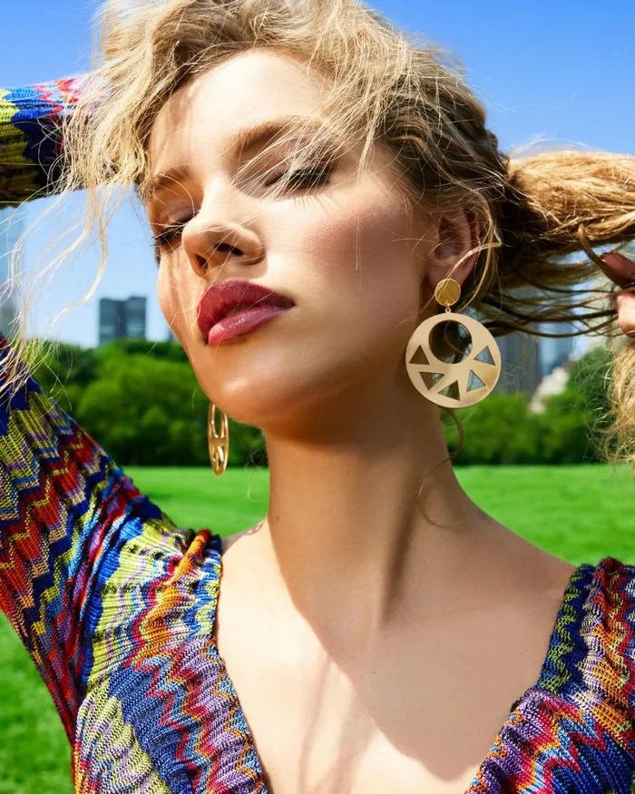 Women Dayana Cutout Disc Earrings Gold Ramy Brook Jewelry Women Dayana Cutout Disc Earrings Gold Ramy Brook Jewelry