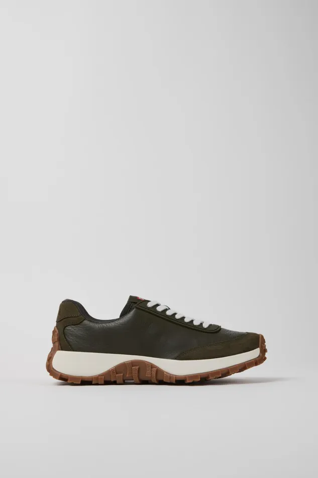 Women Drift Trail VIBRAM Green Leather And Nubuck Sneakers Camper Sneakers Women Drift Trail VIBRAM Green Leather And Nubuck Sneakers Camper Sneakers