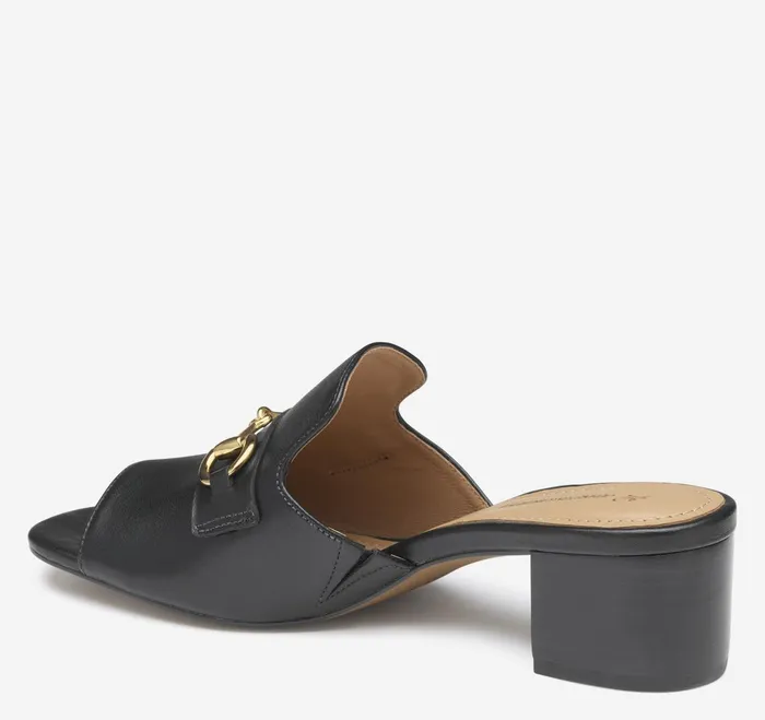 Women Edith Bit Slide Black Glove Leather JohnstonandMurphy Heels and Platform Wedges Women Edith Bit Slide Black Glove Leather JohnstonandMurphy Heels and Platform Wedges