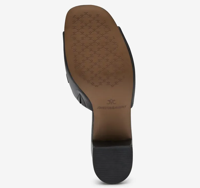 Women Edith Bit Slide Black Glove Leather JohnstonandMurphy Heels and Platform Wedges Women Edith Bit Slide Black Glove Leather JohnstonandMurphy Heels and Platform Wedges
