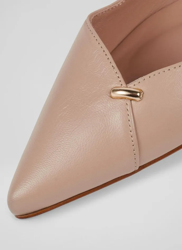 Women Flats LKBennett Cally Beige Leather Flats Neutral Women Flats LKBennett Cally Beige Leather Flats Neutral